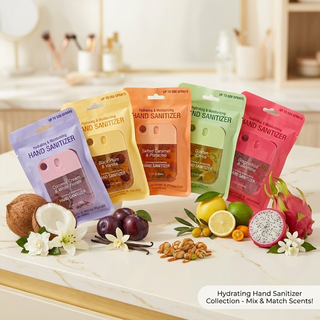 Hand Sanitizer Pack of 5 (Variety Pack)